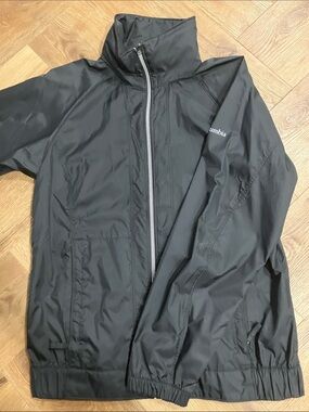 Columbia Black Windbreaker Jacket